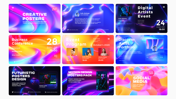 Motion Design Posters Pack V.01