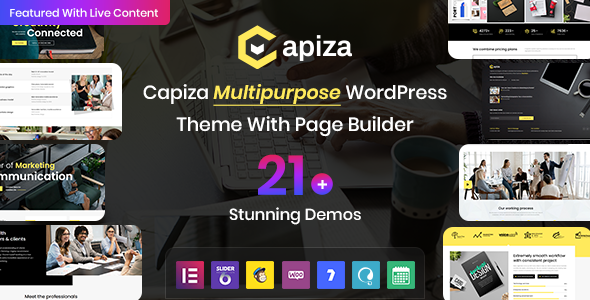 Capiza - Multipurpose Business & Agency WordPress Theme