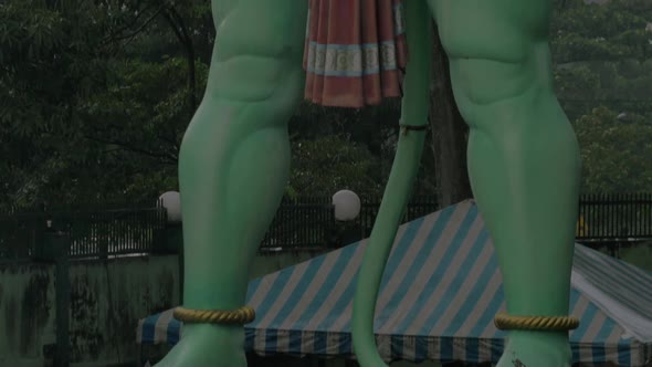 Lord Hanuman Statue in Batu Caves, Malaysia alt