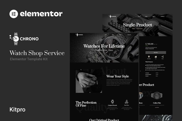 Chrono - Watch Service Elementor Template Kit