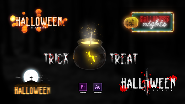 Halloween Scary Titles Pack