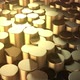 Golden Cylindrical Geometric Surface - VideoHive Item for Sale
