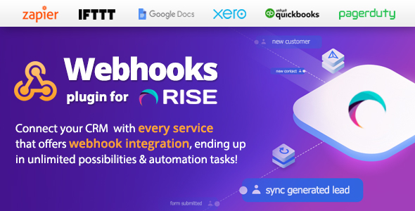 Webhooks plugin for RISE CRM - Connect RISE with every service