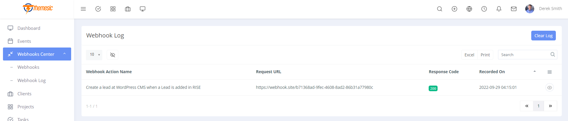 Webhooks plugin for RISE CRM - Connect RISE with any service by themesic