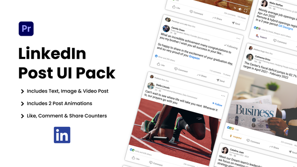 LinkedIn Post UI Pack