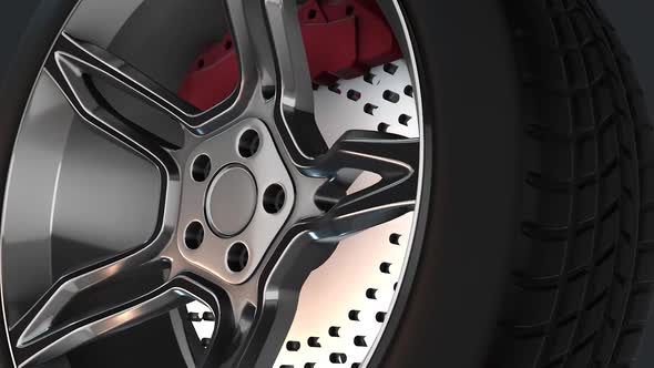 Looping Car Tire Animation Pack