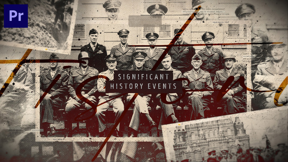 Significant History Events Slideshow / Retro Vintage Opener / Old Memories Photo Album / World War