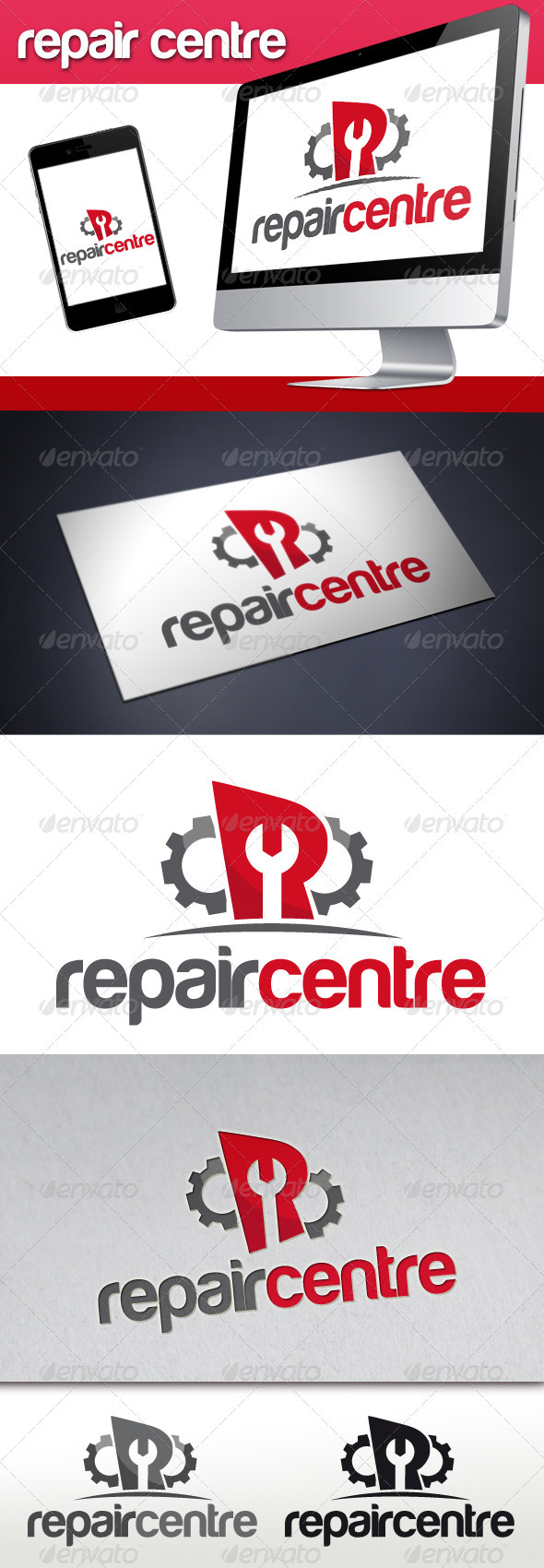 Repair Service Logo - Letters Logo Templates