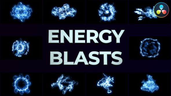 Energy Blasts for DaVinci Resolve