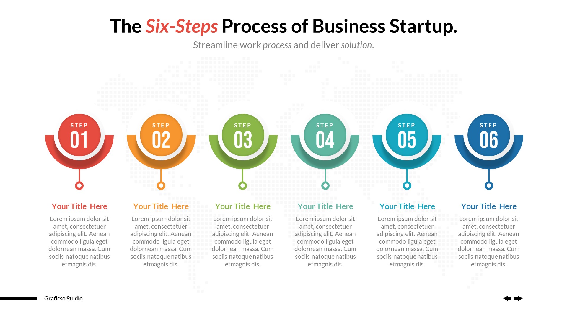 Business Process Infographics Powerpoint Template, Presentation Templates