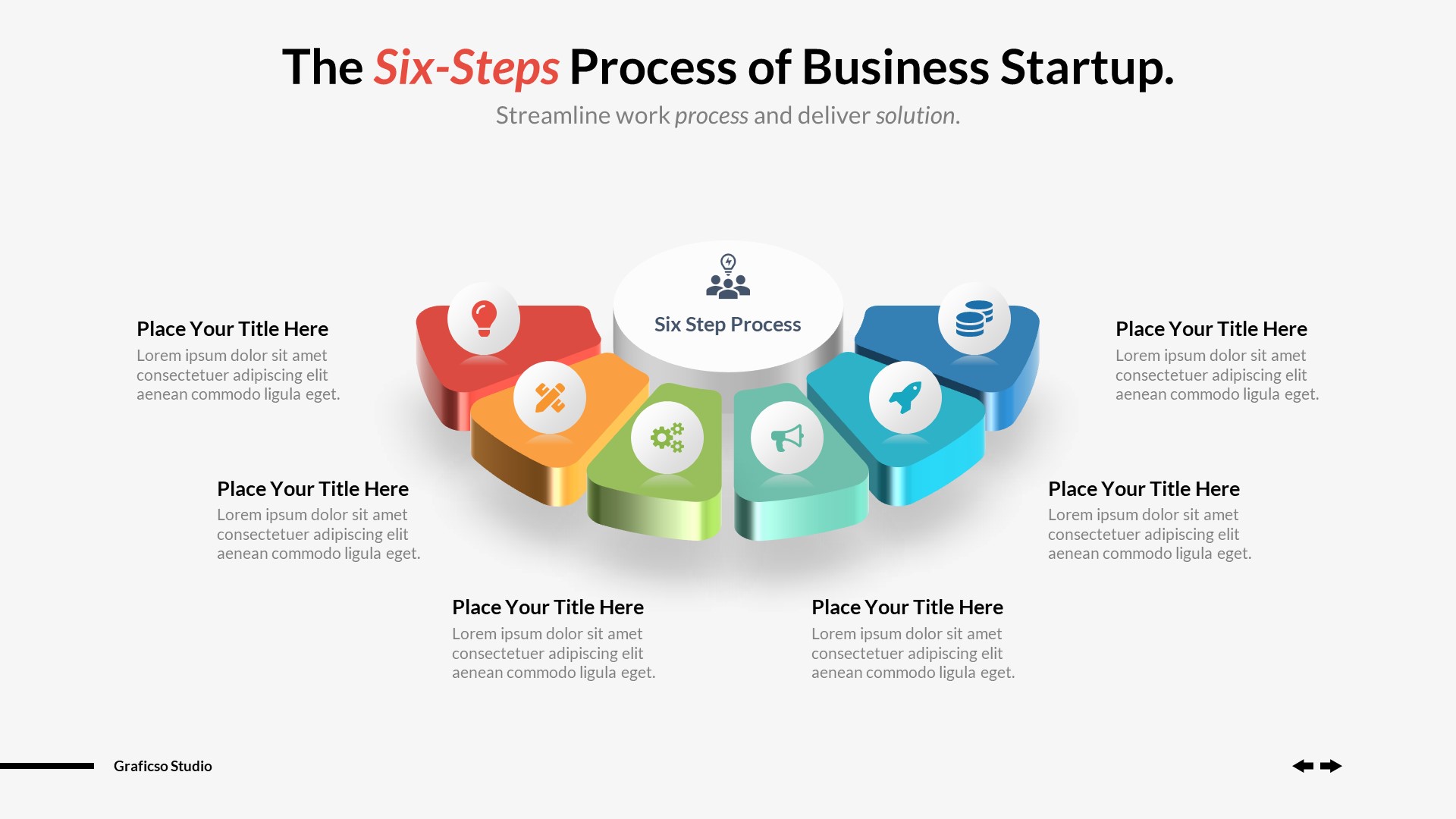 Business Process Infographics Powerpoint Template, Presentation Templates