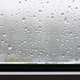 raindrops and trickles of rain close up on window - PhotoDune Item for Sale