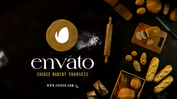 Bakery Products Intro Product Promo template preview
