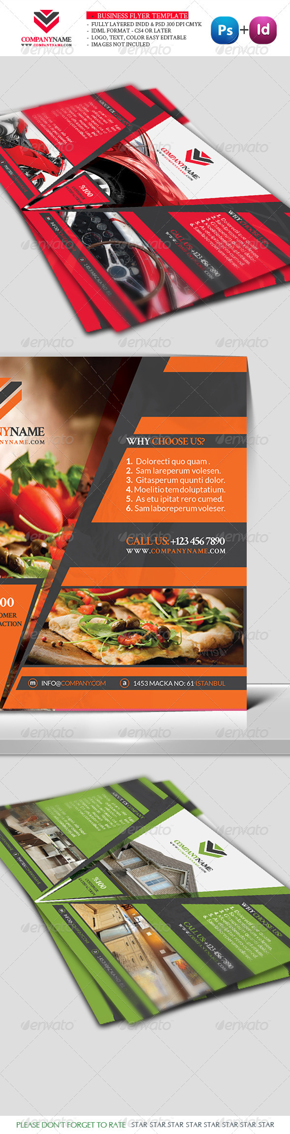 Business Flyer Template Vol6 - Flyers Print Templates
