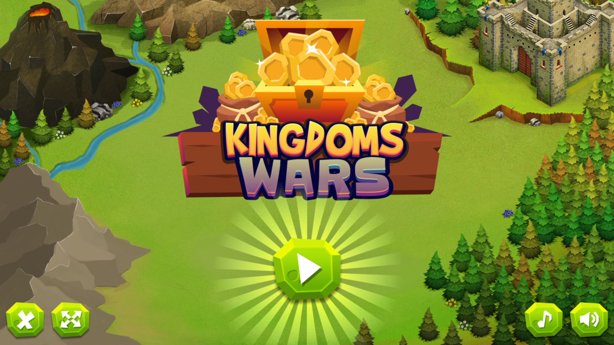 Kingdoms Wars HTML5 Game + Mobile Version! (Construct 3) by MuscleSS