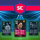 Responsive Soccer Player Cards