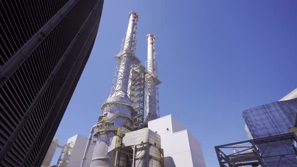 Power Plant Chimneys. alt