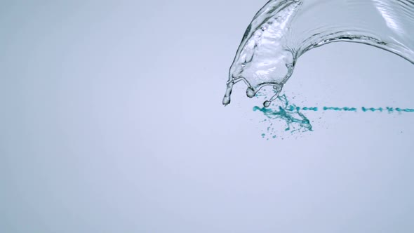 Blue water spalsh, Slow Motions alt