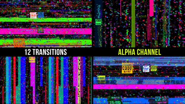 Cyber Glitch Transitions