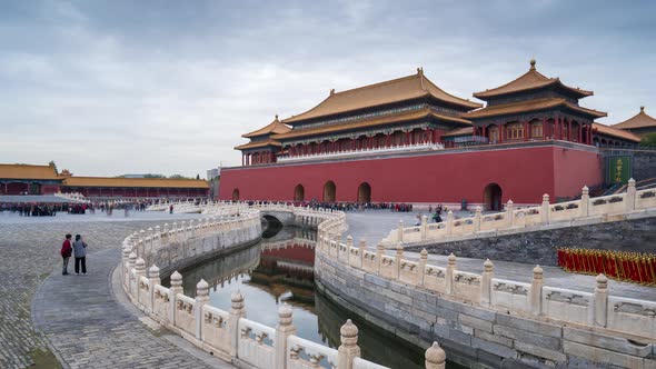 Hall of Supreme Harmony in Forbidden city in Beijing, China alt