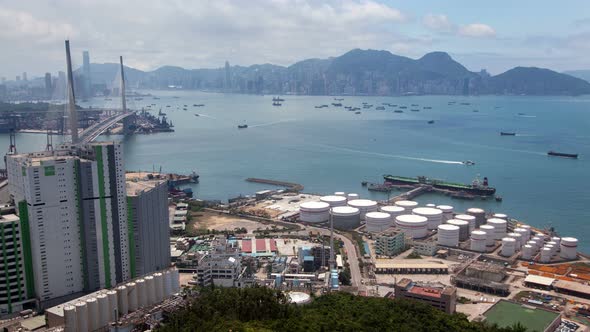 Container Port Hong Kong Oil Pumping and Tanker alt