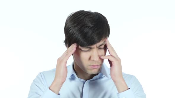 Businessman with Headache alt