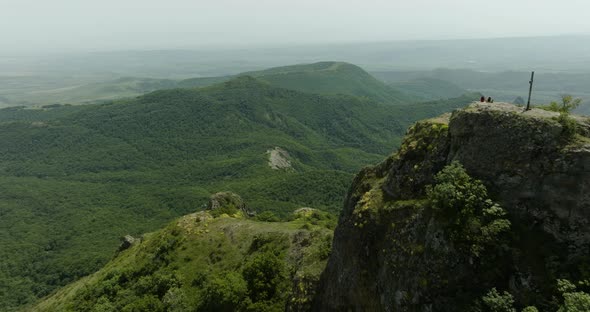 Fortress ruins, where the Georgians were fighting against the Persian invaders. alt