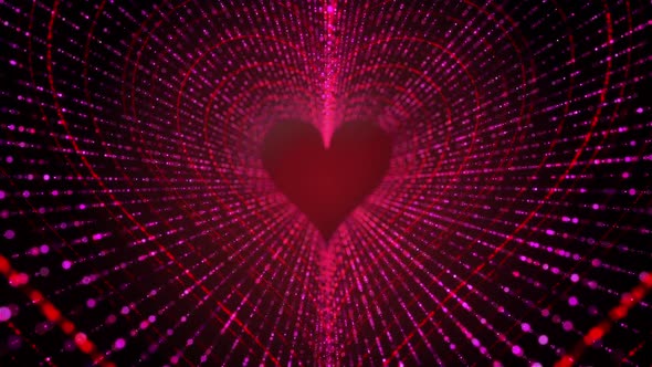 Heart Tunnel Background