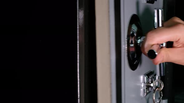 Steel Money Box in the Office alt