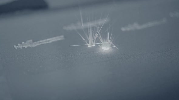 3D Printer Prints Object From Metal Powder alt