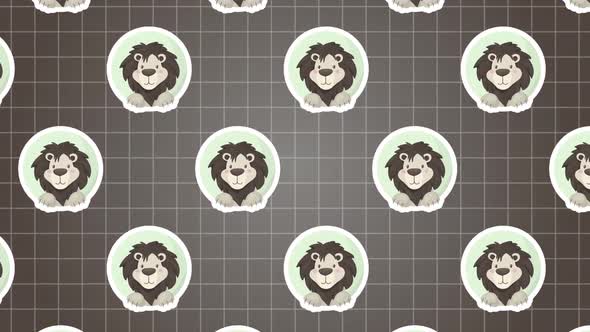 Lion Cartoon Background alt