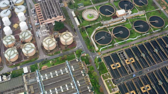 Sewage treatment plant in Hong Kong alt