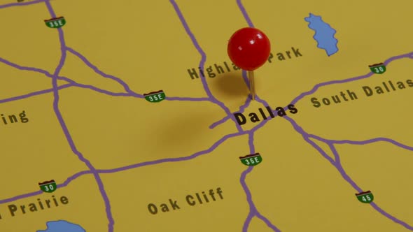 Dallas Pinned On A Map 01