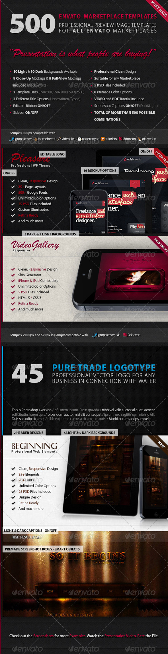 Envato Preview Image Templates - Miscellaneous Backgrounds