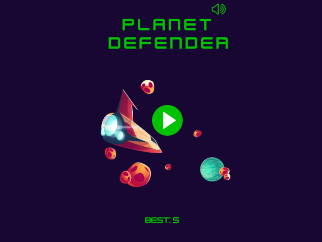 Planet Defender HTML5 Game (With Construct 3 Source-code .c3p) by ...