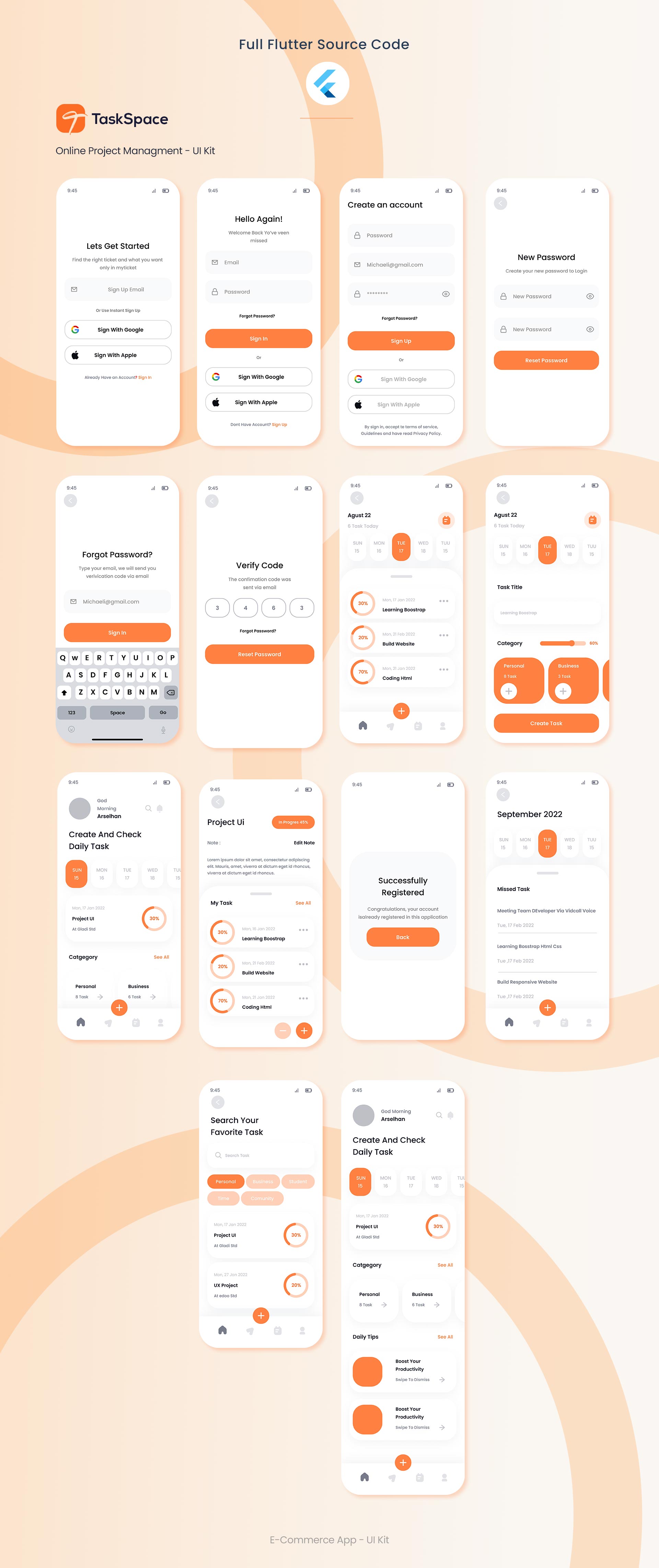 Amoux - Flutter Apps UI Design Template Kit by DoughouzLight | CodeCanyon