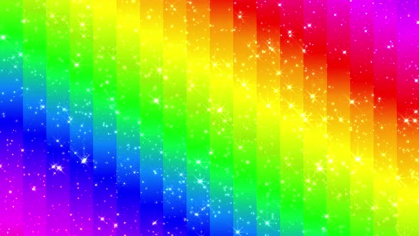 4k Festive Rainbow Lines