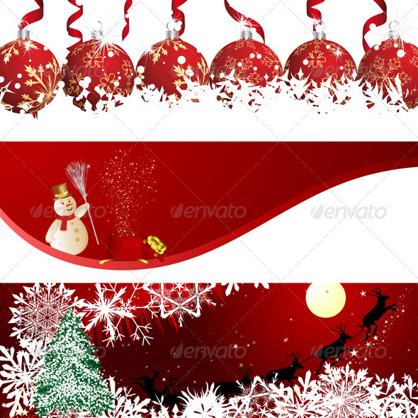 Christmas Banner Set - Christmas Seasons/Holidays