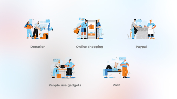 Online shopping - Big People Concepts
