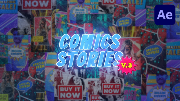 Comics Instagram Vertical Stories V.3