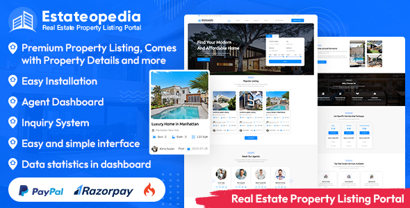 Estateopedia – Real Estate Property Listing Portal