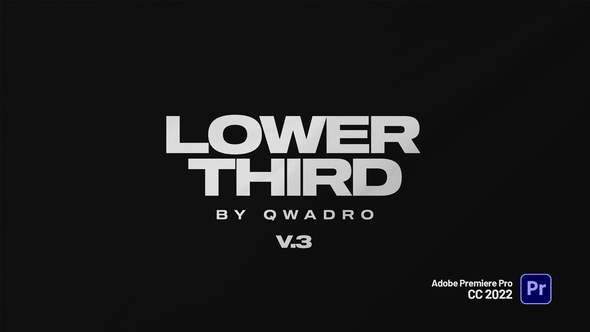 Lower Thirds / Modern
