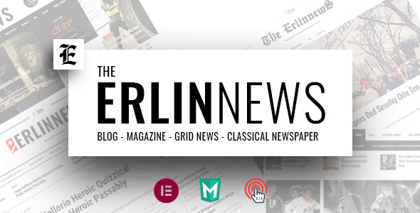 Erlinews – Modern and Classical Newspaper Theme