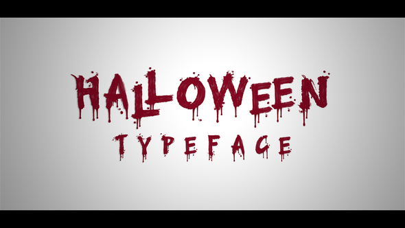 Blood Typeface | After Effects