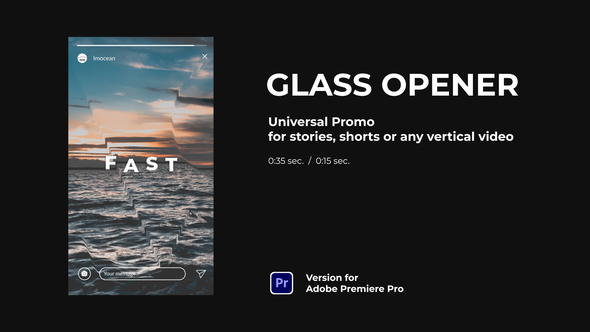 Vertical Glass Opener for Stories