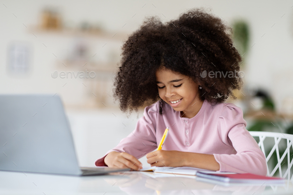 black kid homework