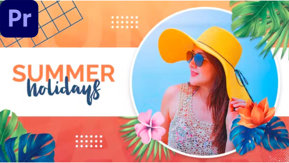 Summer Vacation Promo | Memory Slideshow |MOGRT|