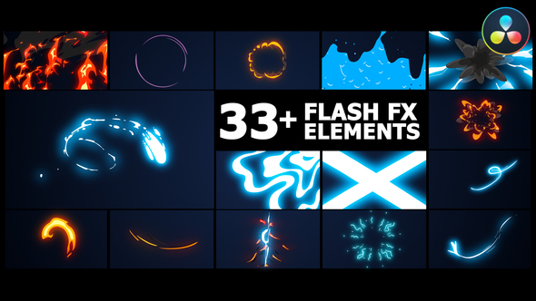 Flash FX Elements Pack 03 | DaVinci Resolve