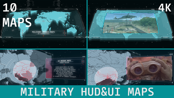 Military HUD UI Maps