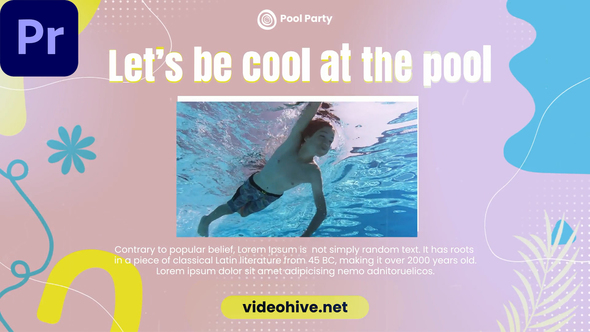 Swimming Pool Promo |MOGRT|